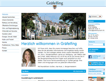 Tablet Screenshot of graefelfing.de
